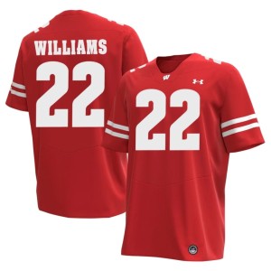 Jaylen Williams Game University of Wisconsin Red Men's #22 Jerseys 596789-915