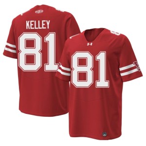 Mason Kelley #81 1980 Throwback Red University UW Men's Jersey 317506-225