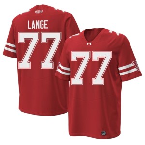 Peyton Lange 2026-27 1980 Throwback Men #77 Red Badgers Jerseys 886281-958