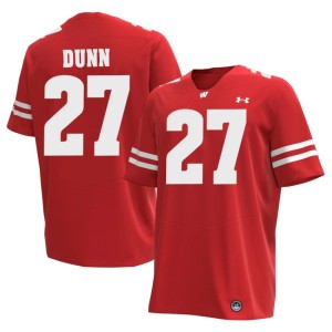 Raphael Dunn University of Wisconsin University Red Men's #27 Jerseys 702052-624
