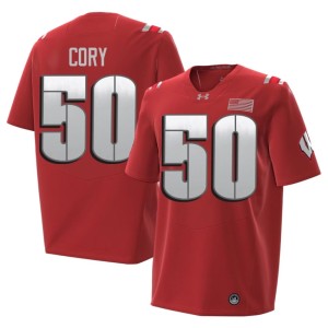 Ryan Cory Badgers Red Player Men 2026 #50 Jerseys 879117-912