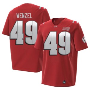 Ben Wenzel #49 University 2026 Men's Red Badgers Jerseys 457878-561