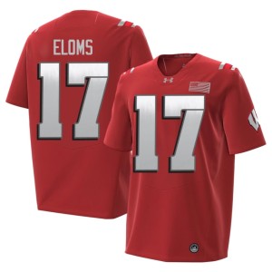 Carsen Eloms Red Men Wisconsin Badgers 2026 Replica #17 Jersey 172234-237