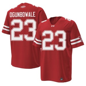 Dare Ogunbowale Red Game Badgers Men #23 1980 Throwback Jerseys 263412-109