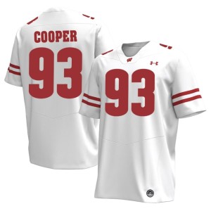 DeNigel Cooper White Embroidery UW Men #93 Jersey 310665-402