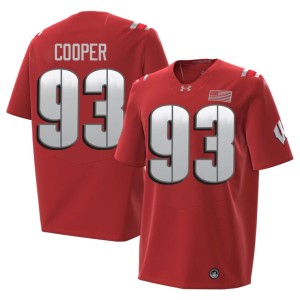 DeNigel Cooper Limited Wisconsin Badgers Red #93 Men 2026 Jerseys 133076-527