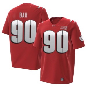 Djidjou Bah Men Bucky Badger Red Limited #90 2026 Jersey 104756-344