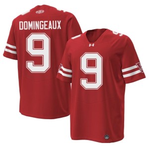 Jaylon Domingeaux Red Men Limited Wisconsin 1980 Throwback #9 Jersey 574928-998
