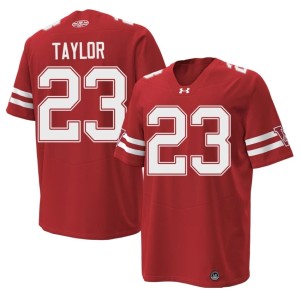 Jonathan Taylor 1980 Throwback Red Limited Wisconsin Badgers Mens #23 Jersey 994857-499
