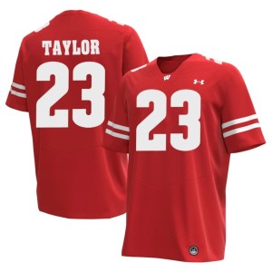 Jonathan Taylor Wisconsin Badgers Mens 2026-27 #23 Red Jersey 851333-519