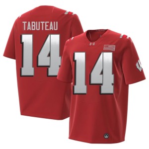 Keeyshawn Tabuteau #14 2026 Official Men's Red Badgers Jersey 986665-764