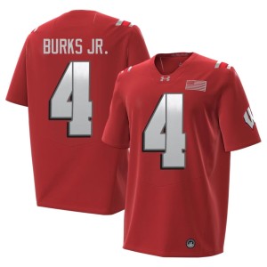 Marvin Burks Jr. University of Wisconsin Men's Player 2026 #4 Red Jersey 336647-446