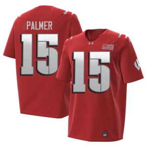 Nate Palmer 2026 Men Wisconsin Badgers Red #15 Limited Jersey 223752-730