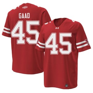 Yahya Gaad #45 Red 1980 Throwback Men Replica UW Jersey 809166-563