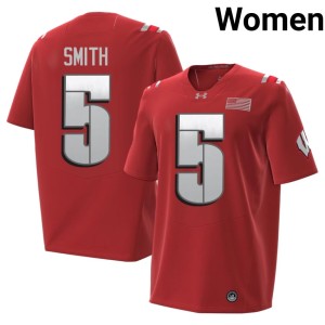 Carter Smith Women's Limited Badgers Red #5 2026 Jerseys 126813-204