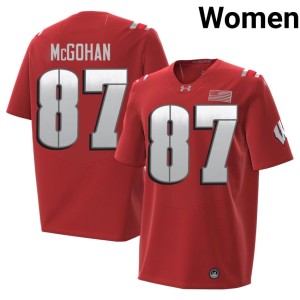 Jackson McGohan #87 UW 2026-27 Red Womens 2026 Jersey 170111-299