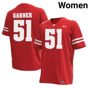 Micheal Garner Women Red Game #51 UW Jerseys 909460-878