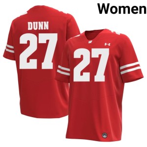 Raphael Dunn High School #27 Red Women University of Wisconsin Jersey 637580-622