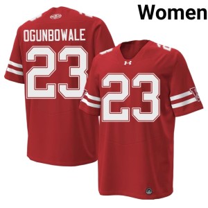 Dare Ogunbowale Women's 1980 Throwback Badgers Red NCAA #23 Jersey 598757-533