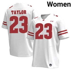 Jonathan Taylor UW Womens High School #23 White Jersey 196221-300