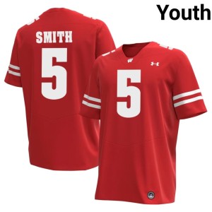 Carter Smith #5 Alumni Red Youth Wisconsin Jerseys 767706-605