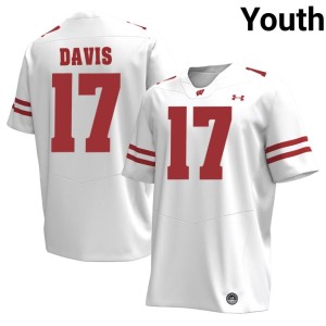 Nizyi Davis Alumni #17 UW White Youth Jerseys 472769-155