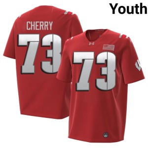Blake Cherry Wisconsin #73 2026 Player Youth Red Jerseys 819554-734