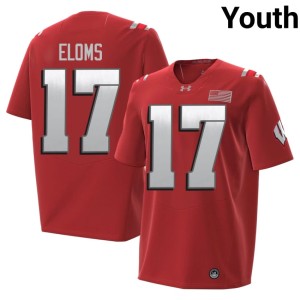 Carsen Eloms Red Limited #17 Badgers 2026 Youth Jersey 336982-807