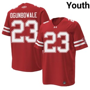 Dare Ogunbowale Alumni Red #23 Youth Wisconsin Badgers 1980 Throwback Jersey 194728-139