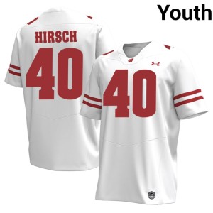 Elroy Hirsch Game White UW Youth #40 Jersey 194750-738