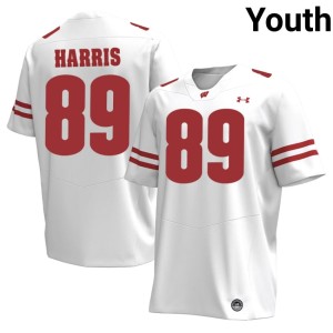 Jacob Harris UW White Replica Youth #89 Jerseys 312690-515