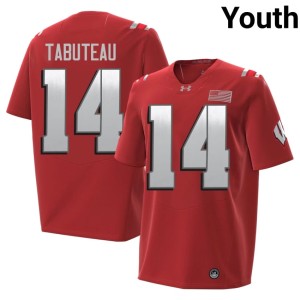 Keeyshawn Tabuteau Badgers 2026 University Red Youth #14 Jerseys 563639-321